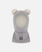 Knit Balaclava Heather Gray | Deux par Deux | Jenni Kidz