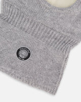 Knit Balaclava Heather Gray | Deux par Deux | Jenni Kidz