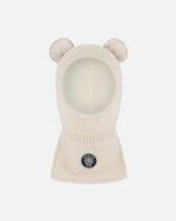 Knit Balaclava Off-White | Deux par Deux | Jenni Kidz