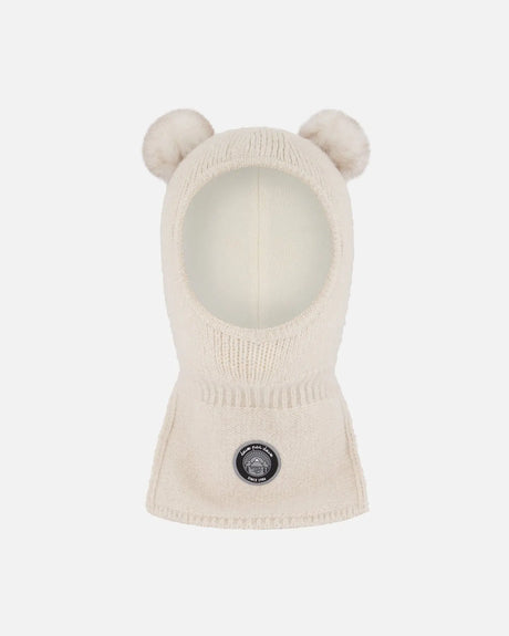 Knit Balaclava Off-White | Deux par Deux | Jenni Kidz