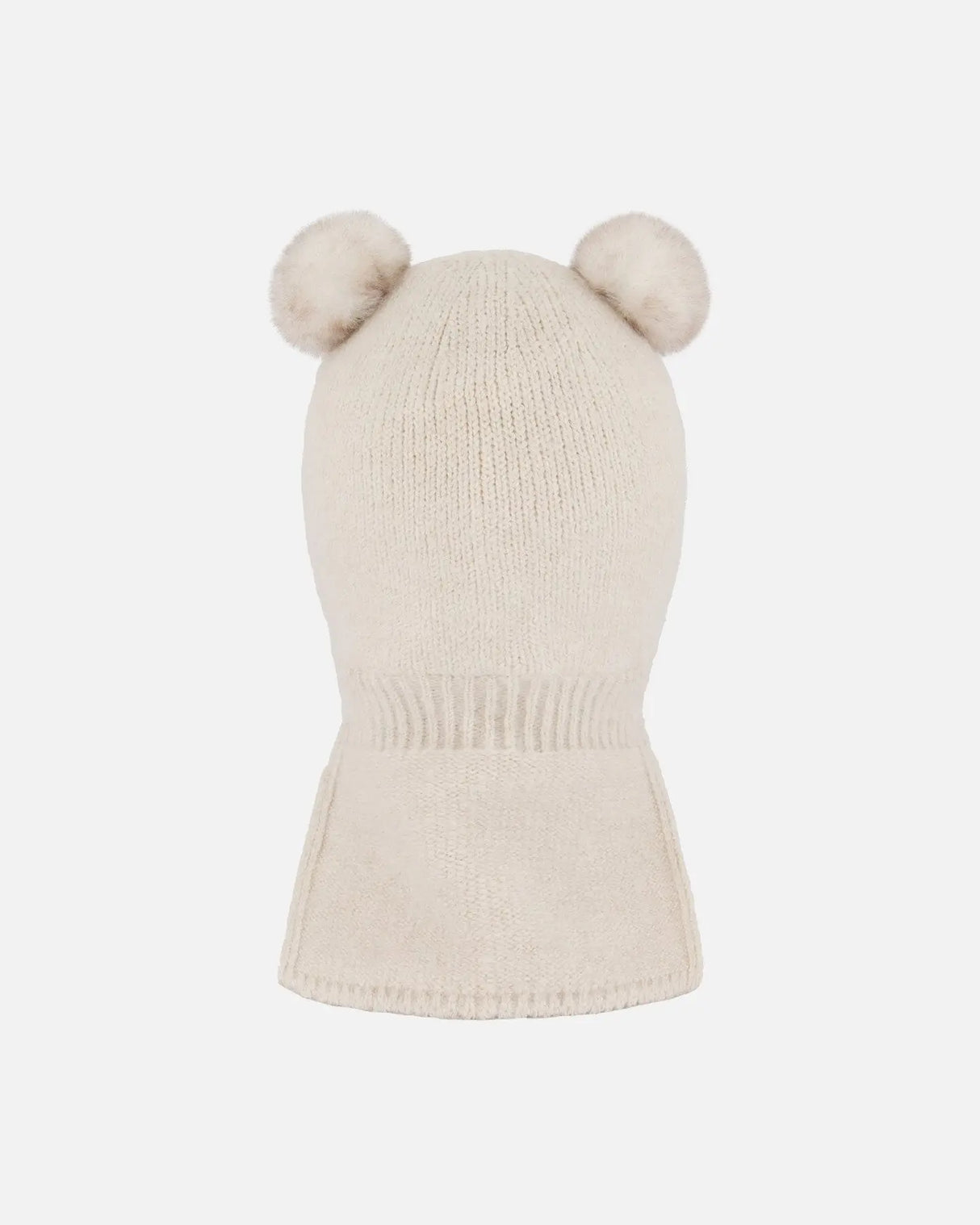 Knit Balaclava Off-White | Deux par Deux | Jenni Kidz