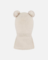 Knit Balaclava Off-White | Deux par Deux | Jenni Kidz