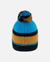 Knit Hat Blue, Black And Spice | Deux par Deux | Jenni Kidz