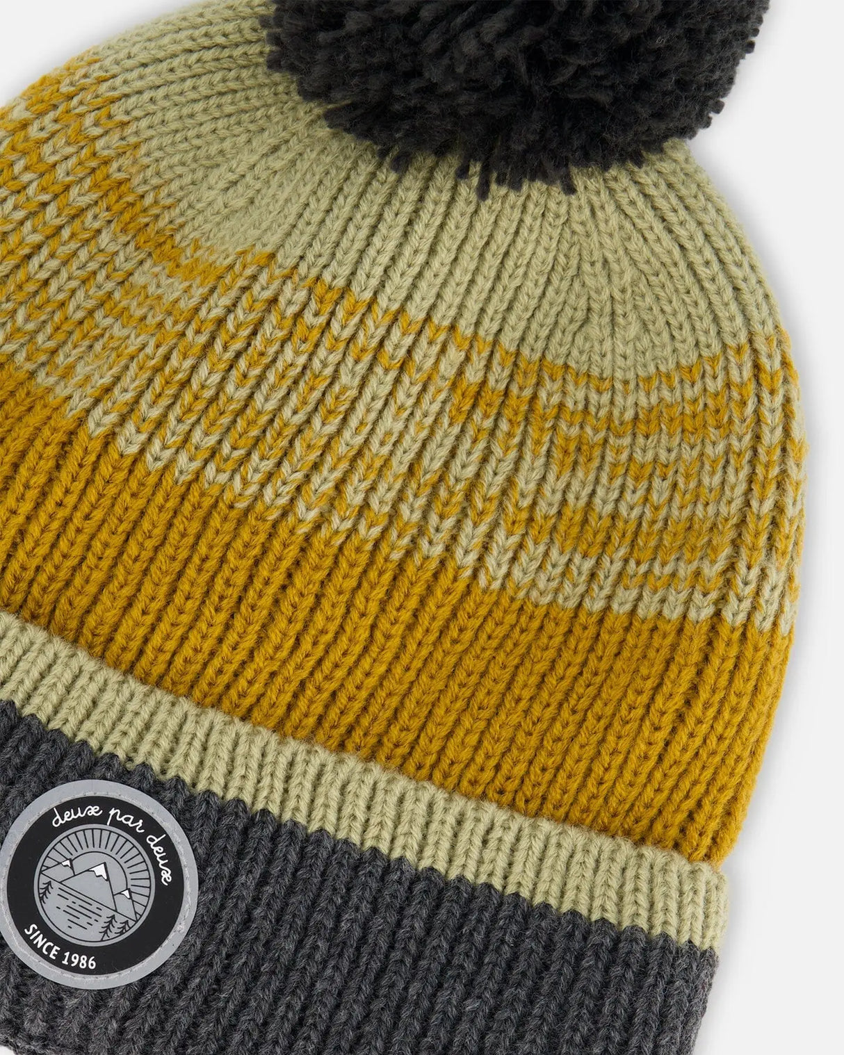 Knit Hat Gray, Spice And Sage | Deux par Deux | Jenni Kidz