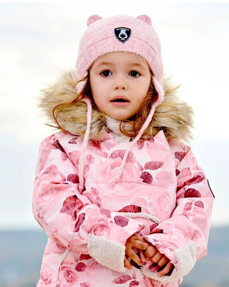 Knit Hat With Ears Pink | Deux par Deux | Jenni Kidz