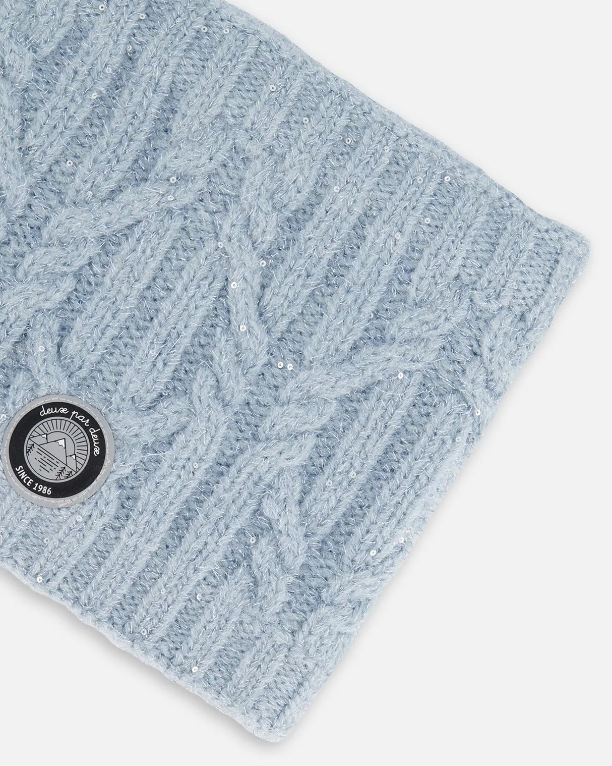 Knit Neckwarmer Air Blue | Deux par Deux | Jenni Kidz