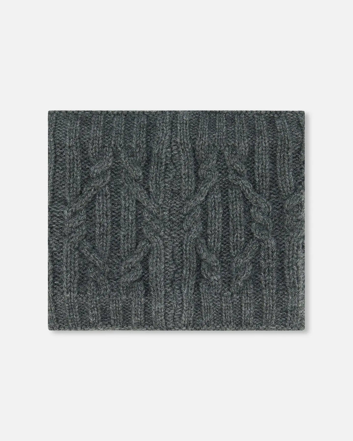 Knit Neckwarmer Dark Gray | Deux par Deux | Jenni Kidz