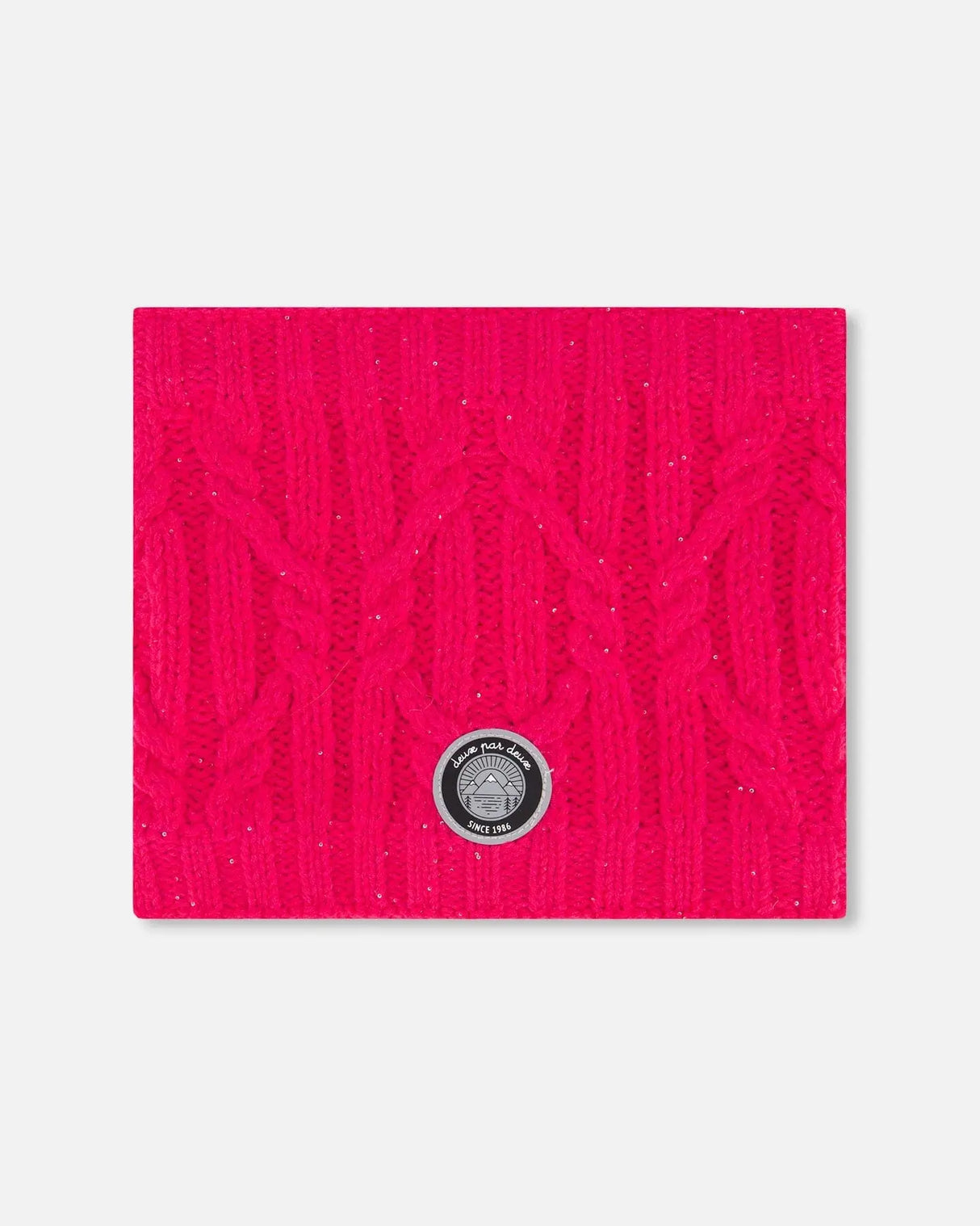 Knit Neckwarmer Fuschia Pink | Deux par Deux | Jenni Kidz