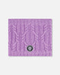 Knit Neckwarmer Purple | Deux par Deux | Jenni Kidz