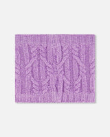 Knit Neckwarmer Purple | Deux par Deux | Jenni Kidz