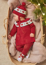 Knitted Baby Girls Dress With Hat - Mistletoe | Mayoral | Mayoral | Jenni Kidz