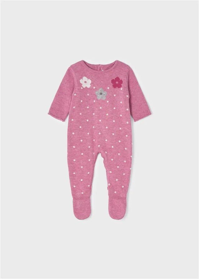 Knitted Footed One-Piece ECOFRIENDS Newborn | Mayoral | Mayoral | Jenni Kidz