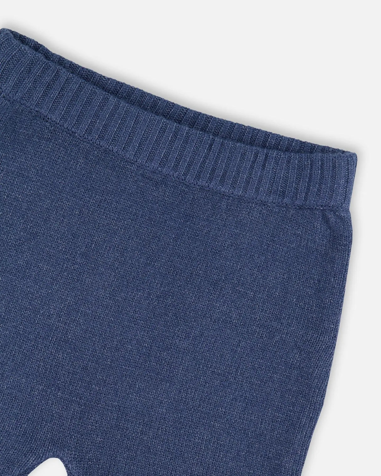 Knitted Jacquard Sweater And Pant Set Blue Gray With Bears | Deux par Deux | Jenni Kidz
