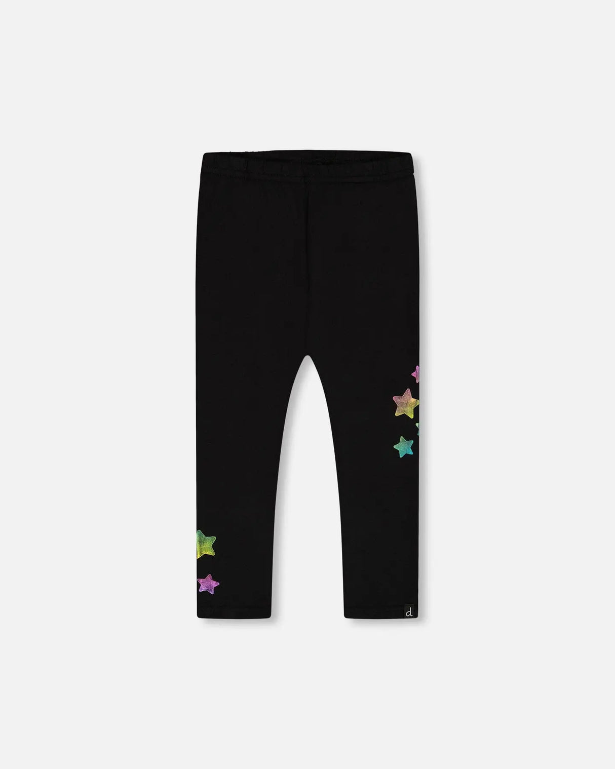 Leggings Black Printed Stars | Deux par Deux | Jenni Kidz