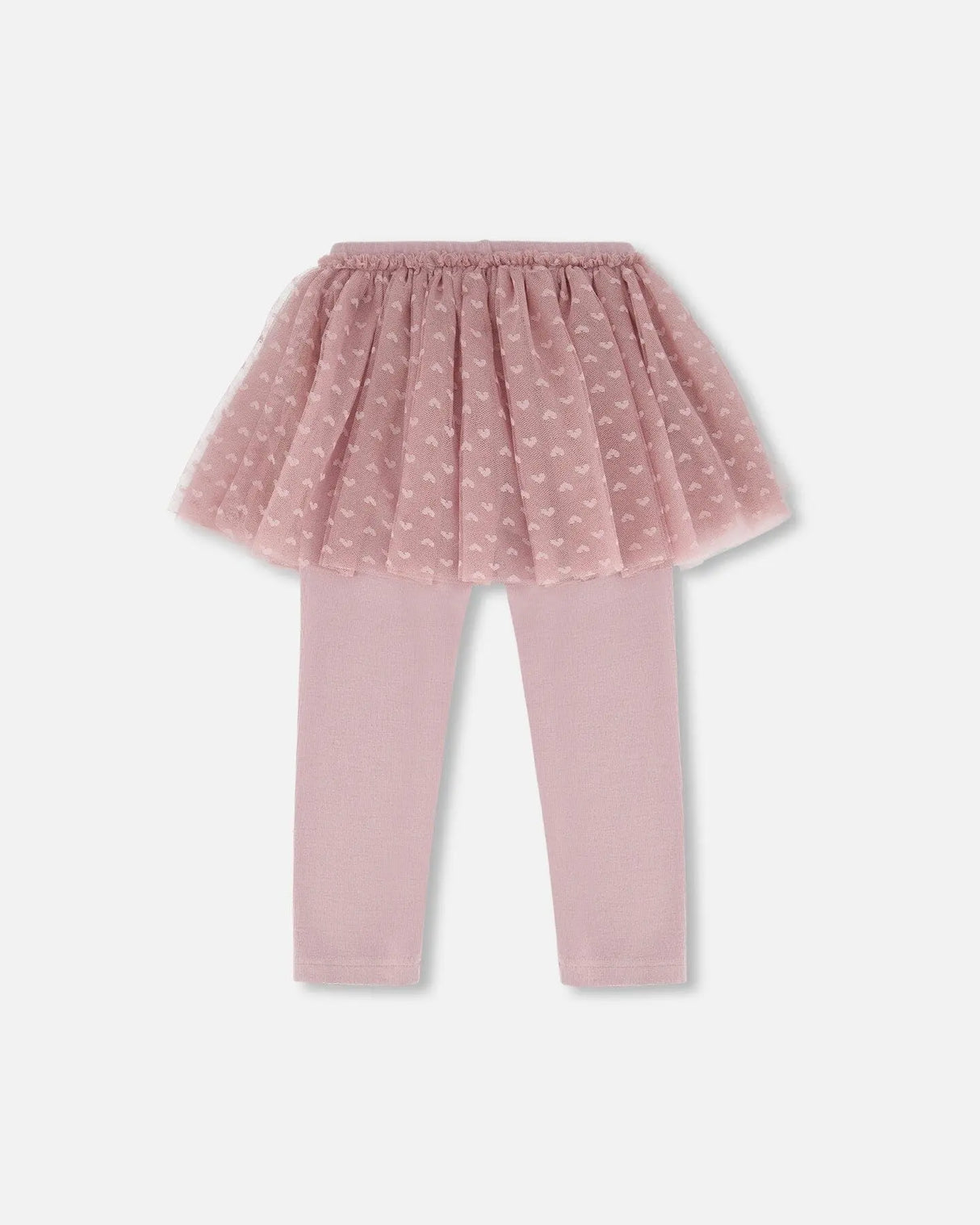 Leggings With Tulle Skirt Lilac | Deux par Deux | Jenni Kidz