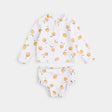 Lemon Print Long-Sleeve Rashguard Set | Petit Lem | Petit Lem | Jenni Kidz