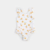 Lemon Print On Off-White One-Piece Swimsuit | Petit Lem | Petit Lem | Jenni Kidz