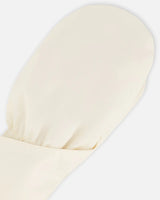 Lined Baby Mittens White Asparagus | Deux par Deux | Jenni Kidz