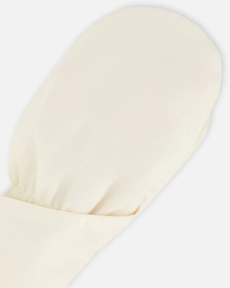 Lined Baby Mittens White Asparagus | Deux par Deux | Jenni Kidz