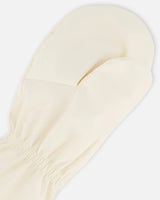 Lined Baby Mittens White Asparagus | Deux par Deux | Jenni Kidz