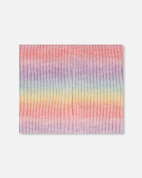 Lined Knit Neckwarmer Multicolor | Deux par Deux | Jenni Kidz