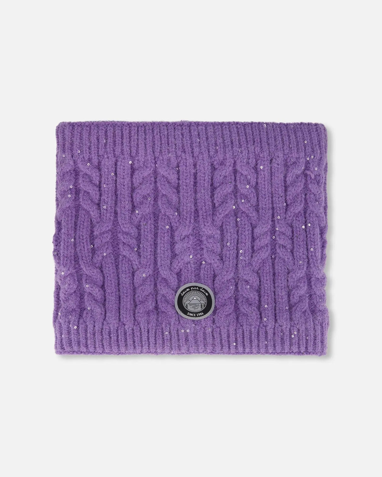 Lined Winter Neckwarmer Lavender | Deux par Deux | Jenni Kidz