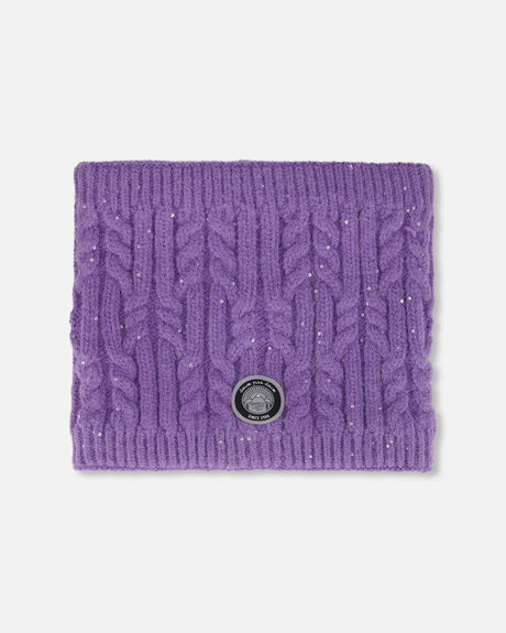 Lined Winter Neckwarmer Lavender | Deux par Deux | Jenni Kidz