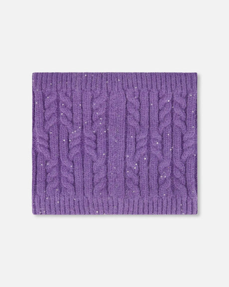 Lined Winter Neckwarmer Lavender | Deux par Deux | Jenni Kidz