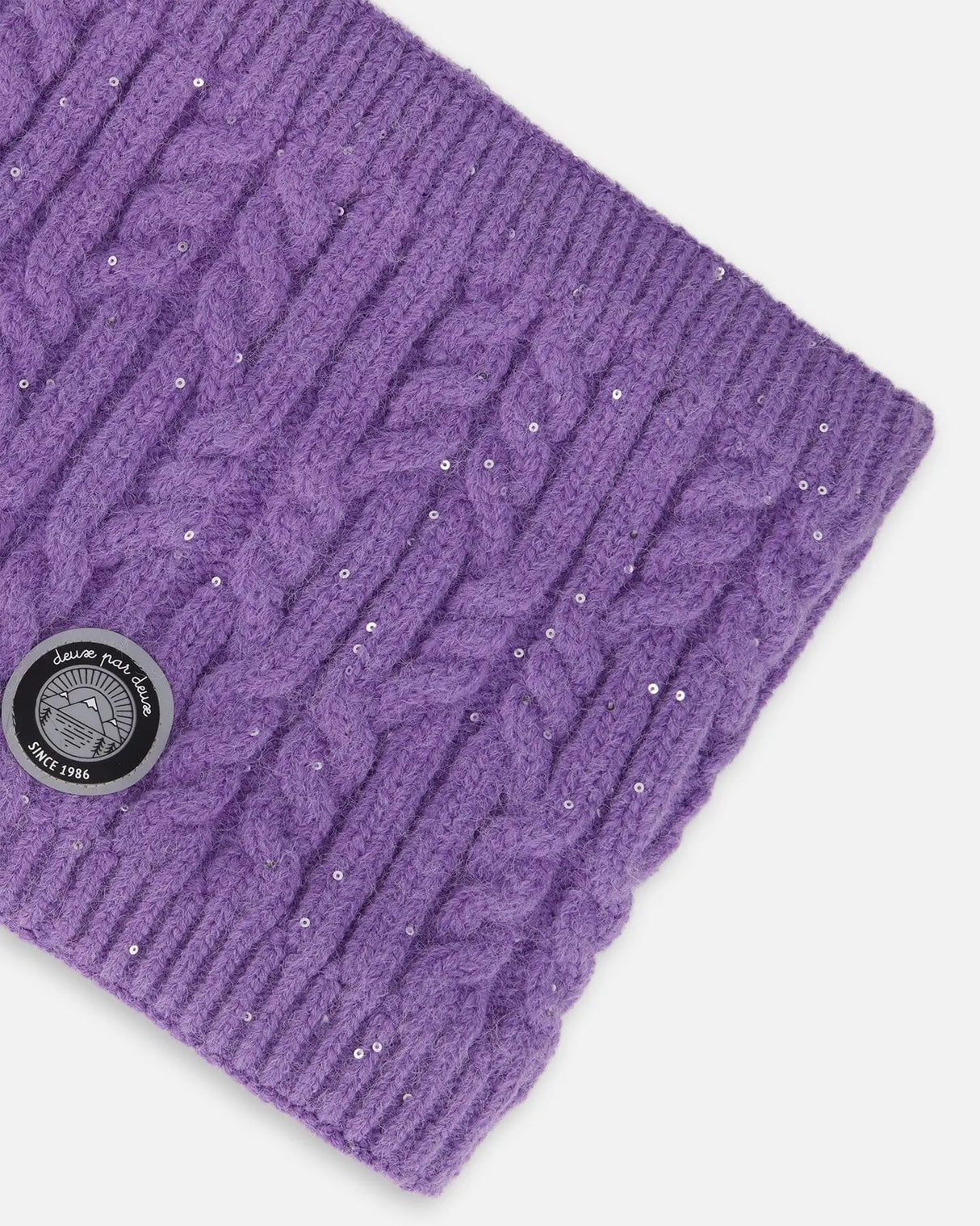 Lined Winter Neckwarmer Lavender | Deux par Deux | Jenni Kidz