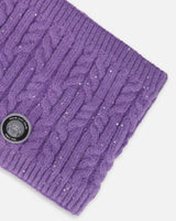 Lined Winter Neckwarmer Lavender | Deux par Deux | Jenni Kidz