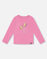 Long Sleeve T-Shirt Pink | Deux par Deux | Jenni Kidz