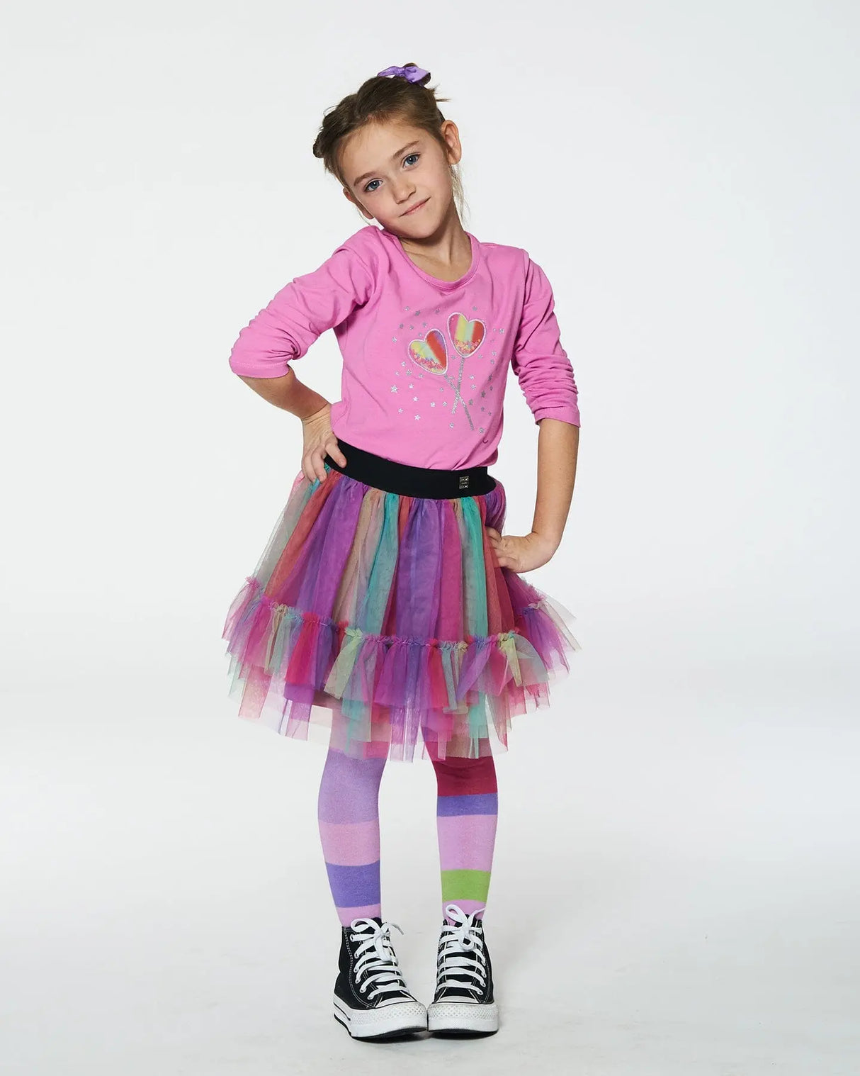 Long Sleeve T-Shirt Pink | Deux par Deux | Jenni Kidz