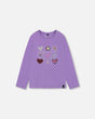 Long Sleeve T-Shirt Purple | Deux par Deux | Jenni Kidz