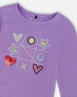 Long Sleeve T-Shirt Purple | Deux par Deux | Jenni Kidz