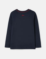 Long Sleeve Two-way Sequin Christmas Dinosaur T-Shirt | Joules | Joules | Jenni Kidz
