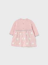 Long sleeve dress with headband newborn ECOFRIENDS Color Pink | Mayoral - Jenni Kidz