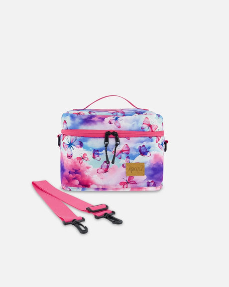 Lunch Box Butterflies On Multicolored And Vibrant Pink Background | Deux par Deux | Jenni Kidz