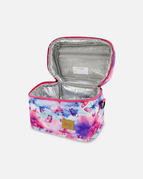 Lunch Box Butterflies On Multicolored And Vibrant Pink Background | Deux par Deux | Jenni Kidz