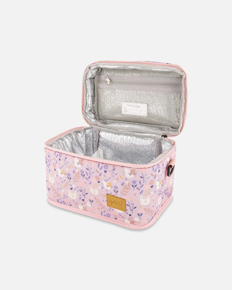 Lunch Box Lilac Cat Print | Deux par Deux | Jenni Kidz