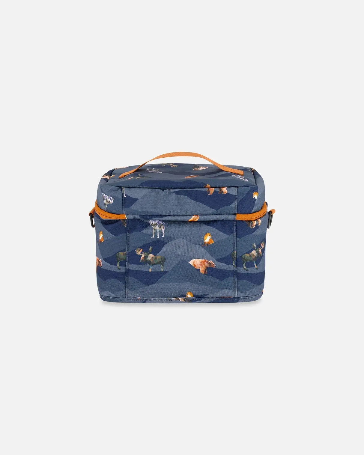 Lunch Box Navy Printed Mountains Animals | Deux par Deux | Jenni Kidz