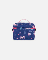 Lunch Box Navy Unicorn Print | Deux par Deux | Jenni Kidz