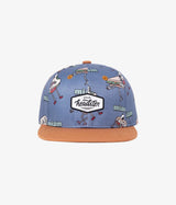 Lunchtime Snapback Hat - Blue | Headster | Headster | Jenni Kidz