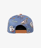 Lunchtime Snapback Hat - Blue | Headster | Headster | Jenni Kidz