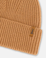 Mid-Season Knit Hat Brown Pink | Deux par Deux | Jenni Kidz