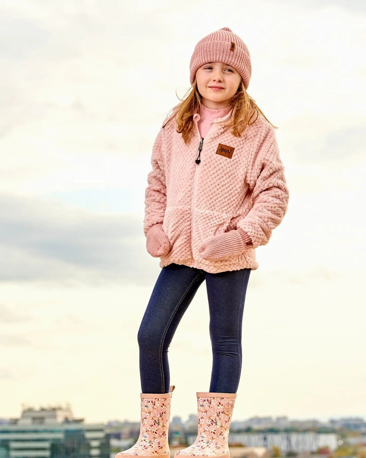 Mid-Season Knit Hat Dusty Pink | Deux par Deux | Jenni Kidz