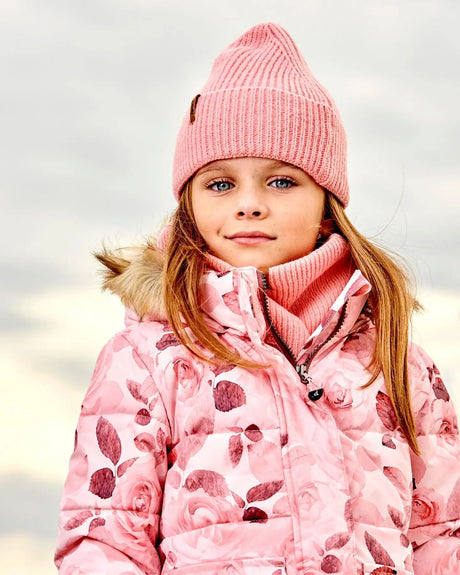 Mid-Season Knit Hat Pink | Deux par Deux | Jenni Kidz