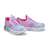 Youth Girls' Infinite Heart Lights - Lavender/Multi | Skechers | Skechers | Jenni Kidz