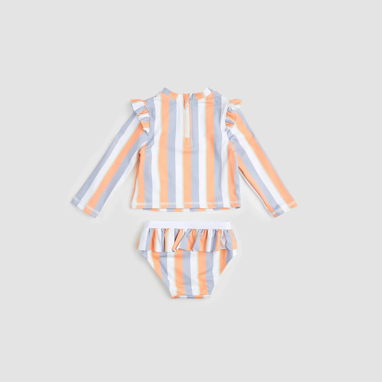 Multistripe Long-Sleeve Rashguard Swim Set | Miles The Label | Miles The Label | Jenni Kidz