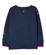 Navy & Goldtone Sequin Star Miranda Sweater - Girls | Joules | Joules | Jenni Kidz