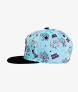 Normal is boring Snapback Hat - Bleached Aqua | Headster | Headster | Jenni Kidz